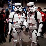 Stormptrooper cosplayers
